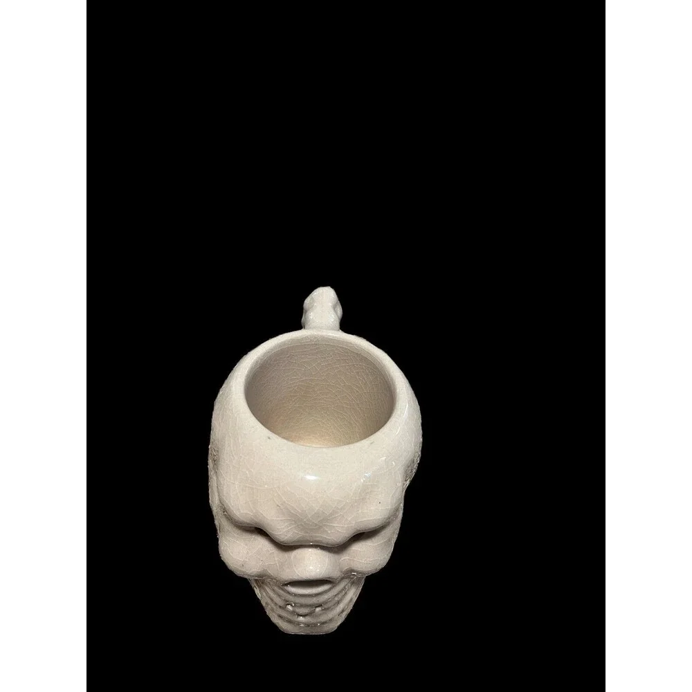 VINTAGE 1960's OTAGIRI CERAMIC SKULL FROM JAPAN TIKI MUG
